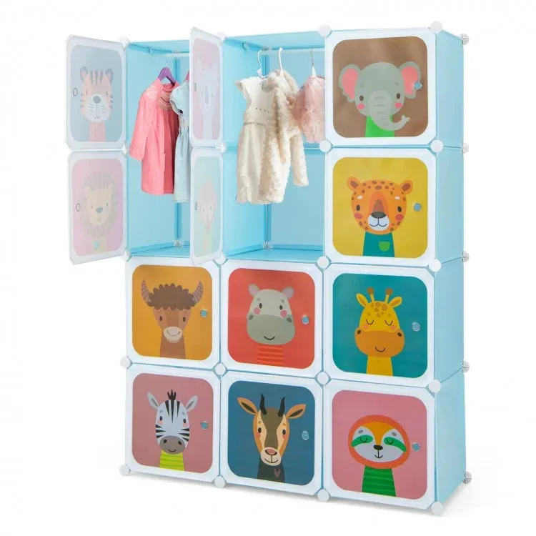 12 Cube Kids Wardrobe Closet