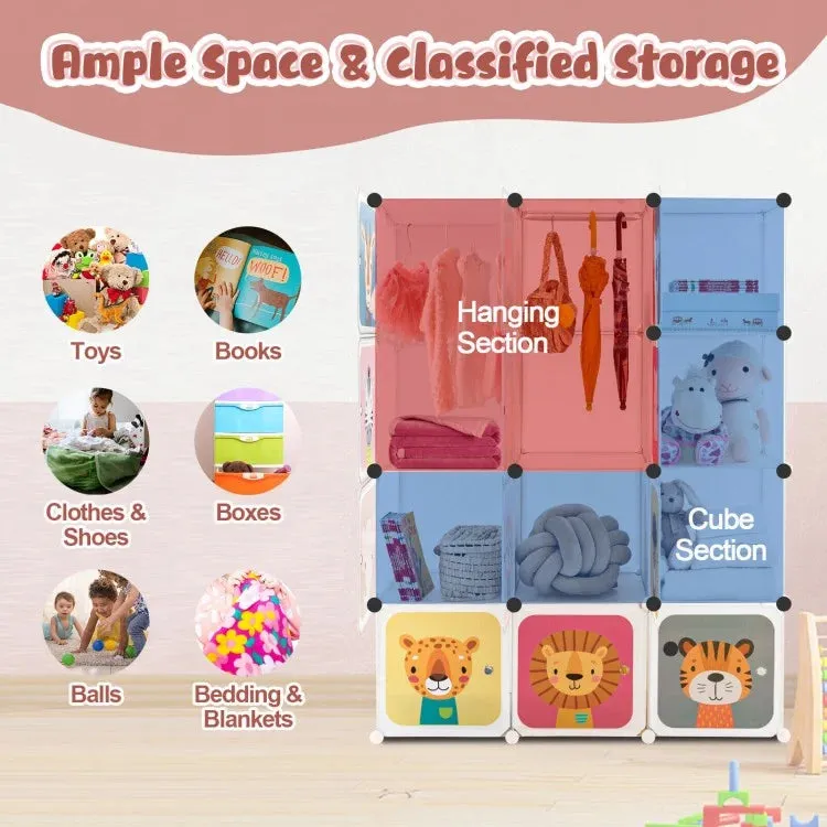 12 Cube Kids Wardrobe Closet