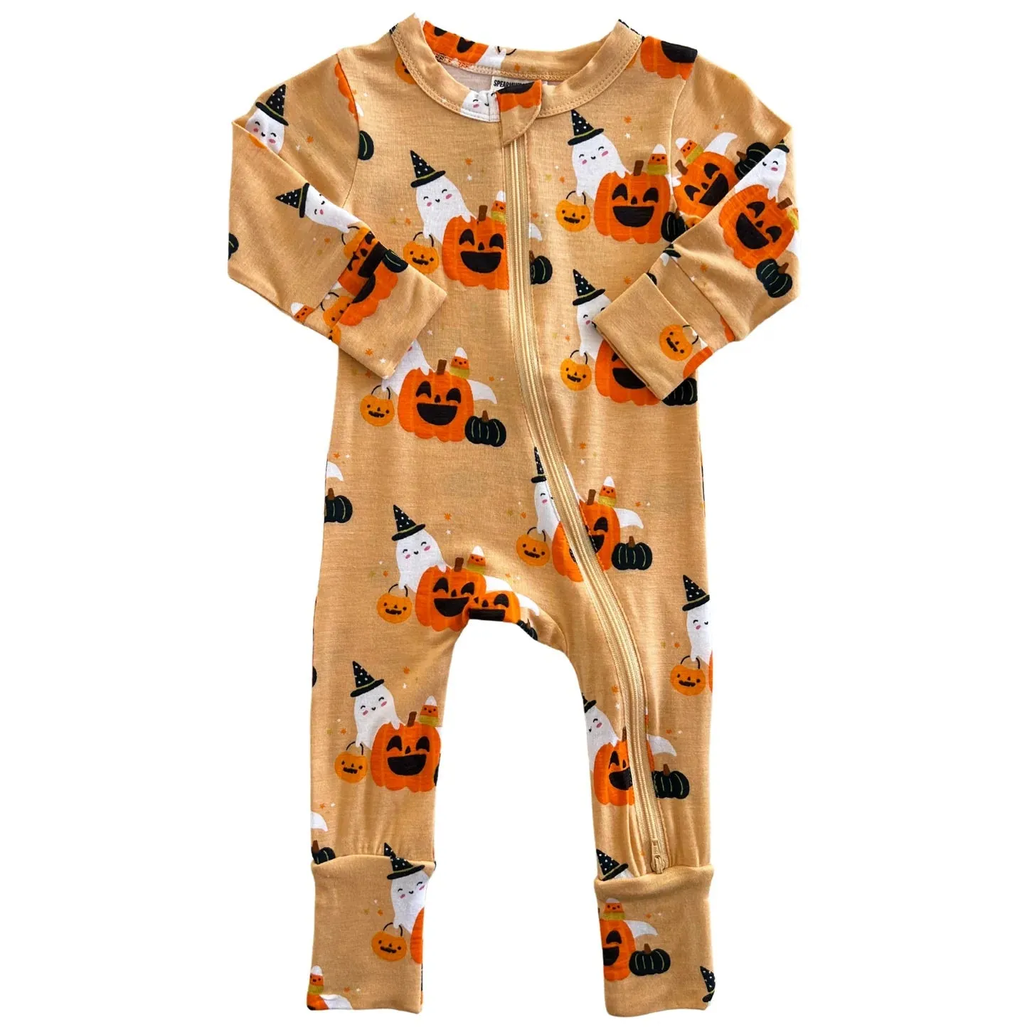 2-Way Convertible Zip Romper | Halloween Cluster