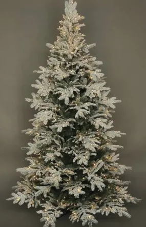 9' Flocked Noble Fir