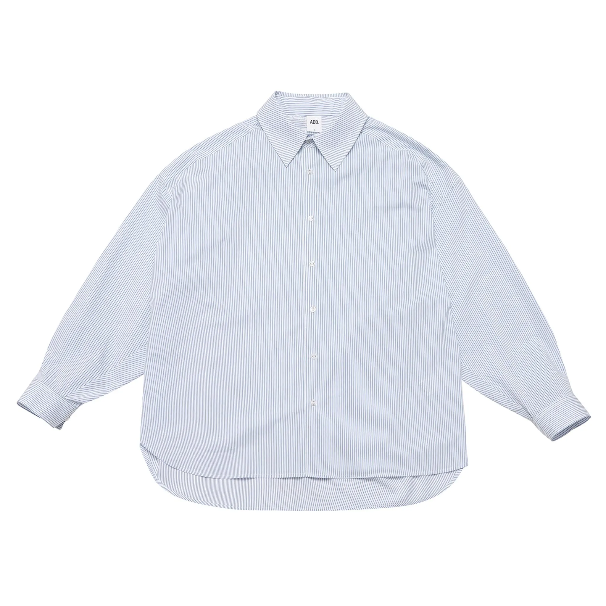 ADD Cutout Stripe Avantgarde Shirt White