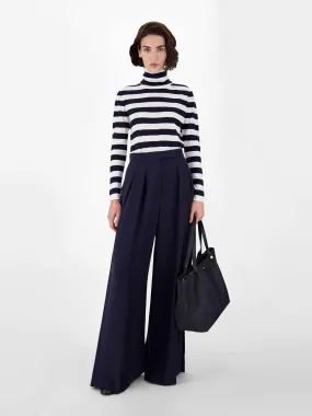 Adelio Wool Striped Turtleneck