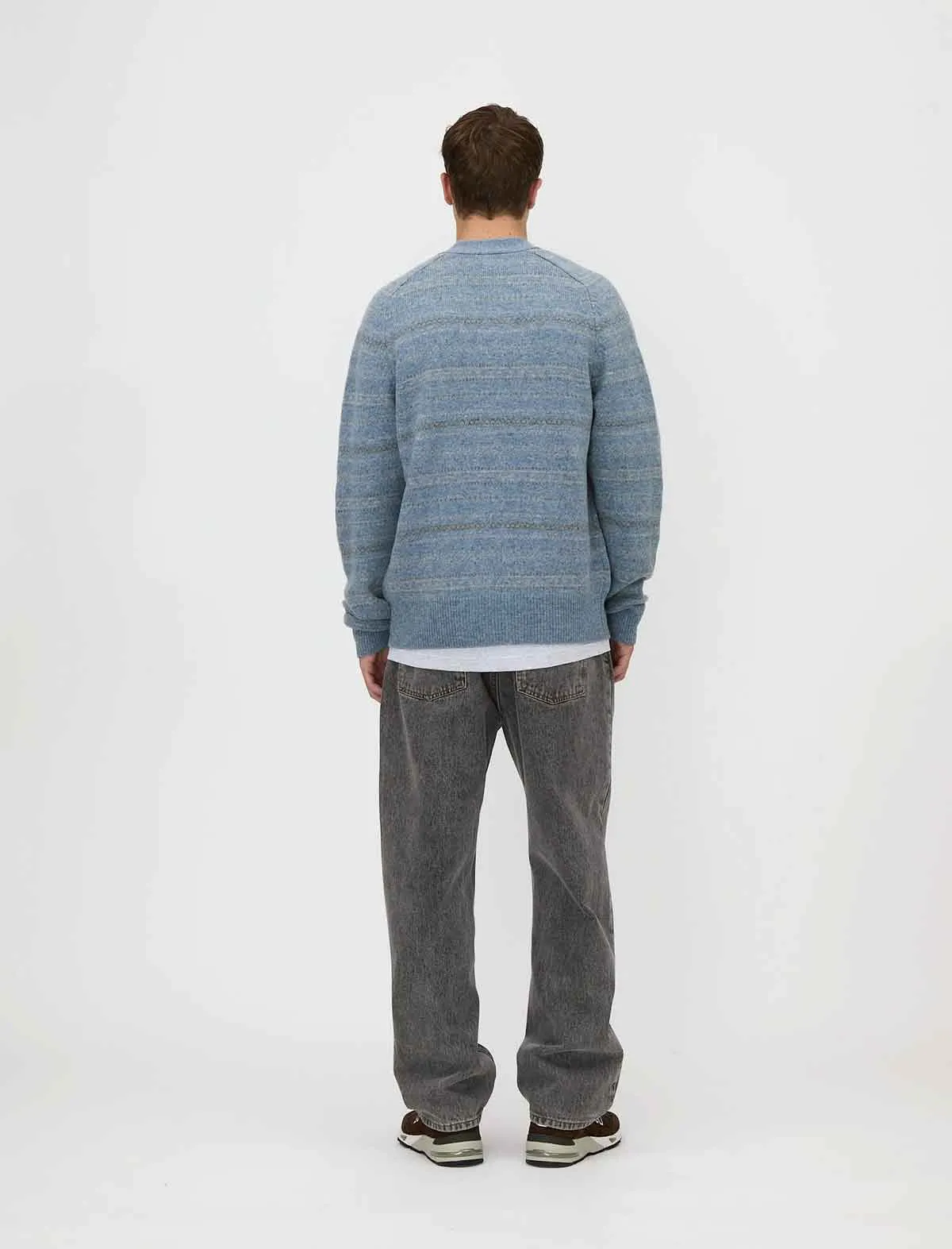 Adsum Nordic Cardigan Light Blue