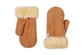 Adult Natural Sheepskin Gloves - Beige