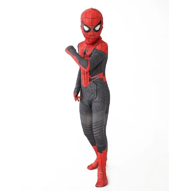 Adult/Kids Spiderman Superhero Costume Bodysuits