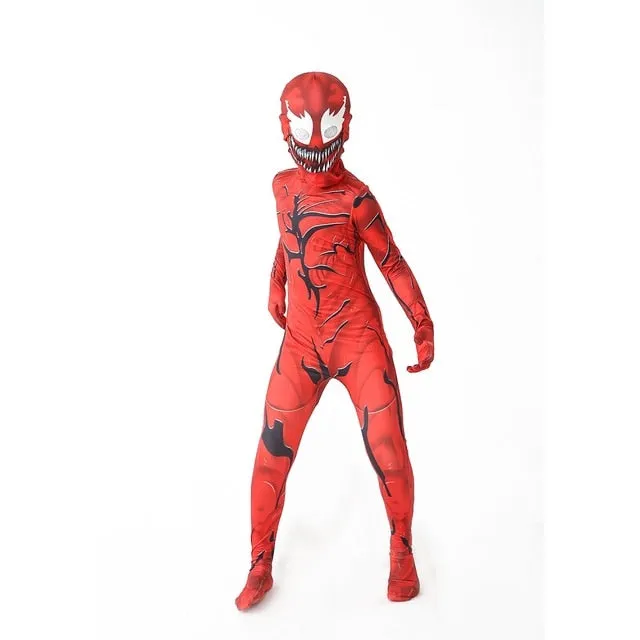 Adult/Kids Spiderman Superhero Costume Bodysuits