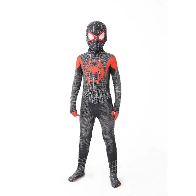 Adult/Kids Spiderman Superhero Costume Bodysuits