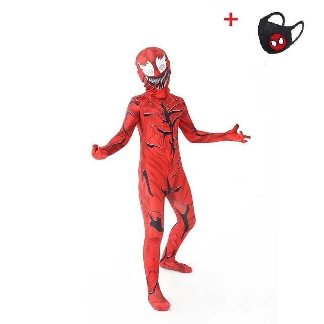 Adult/Kids Spiderman Superhero Costume Bodysuits