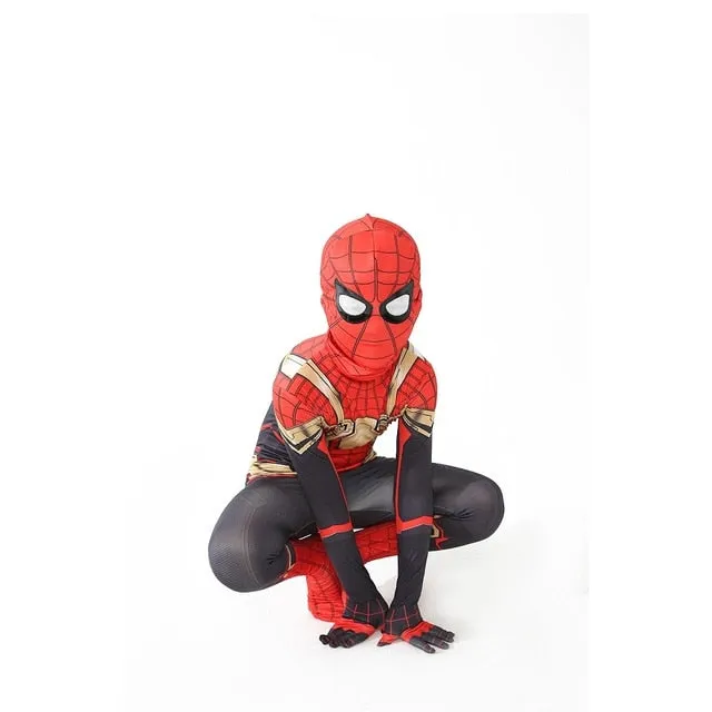 Adult/Kids Spiderman Superhero Costume Bodysuits