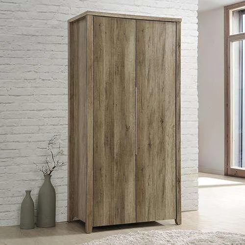 Alexa Rustic 2 Door Wardrobe