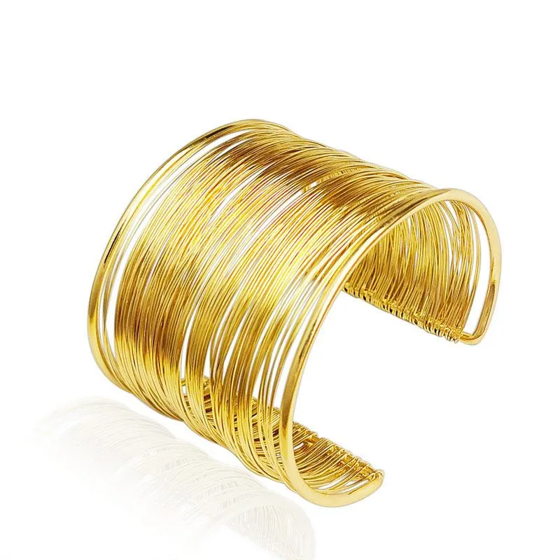 Alloy Iron Wire And Arm Cuff Bangle Bracelet