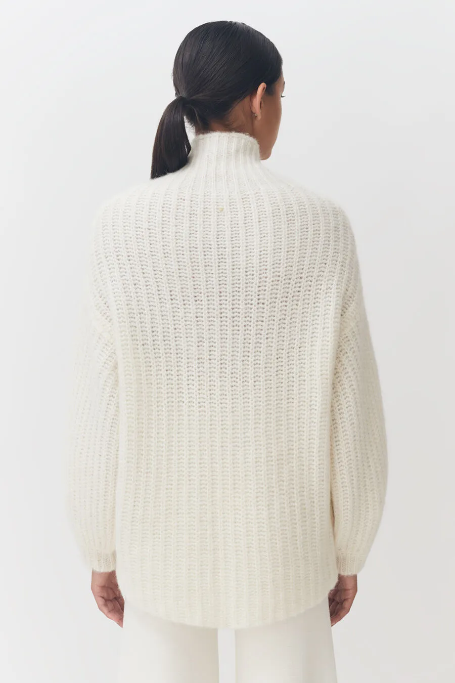 Alpaca Wool Turtleneck Sweater