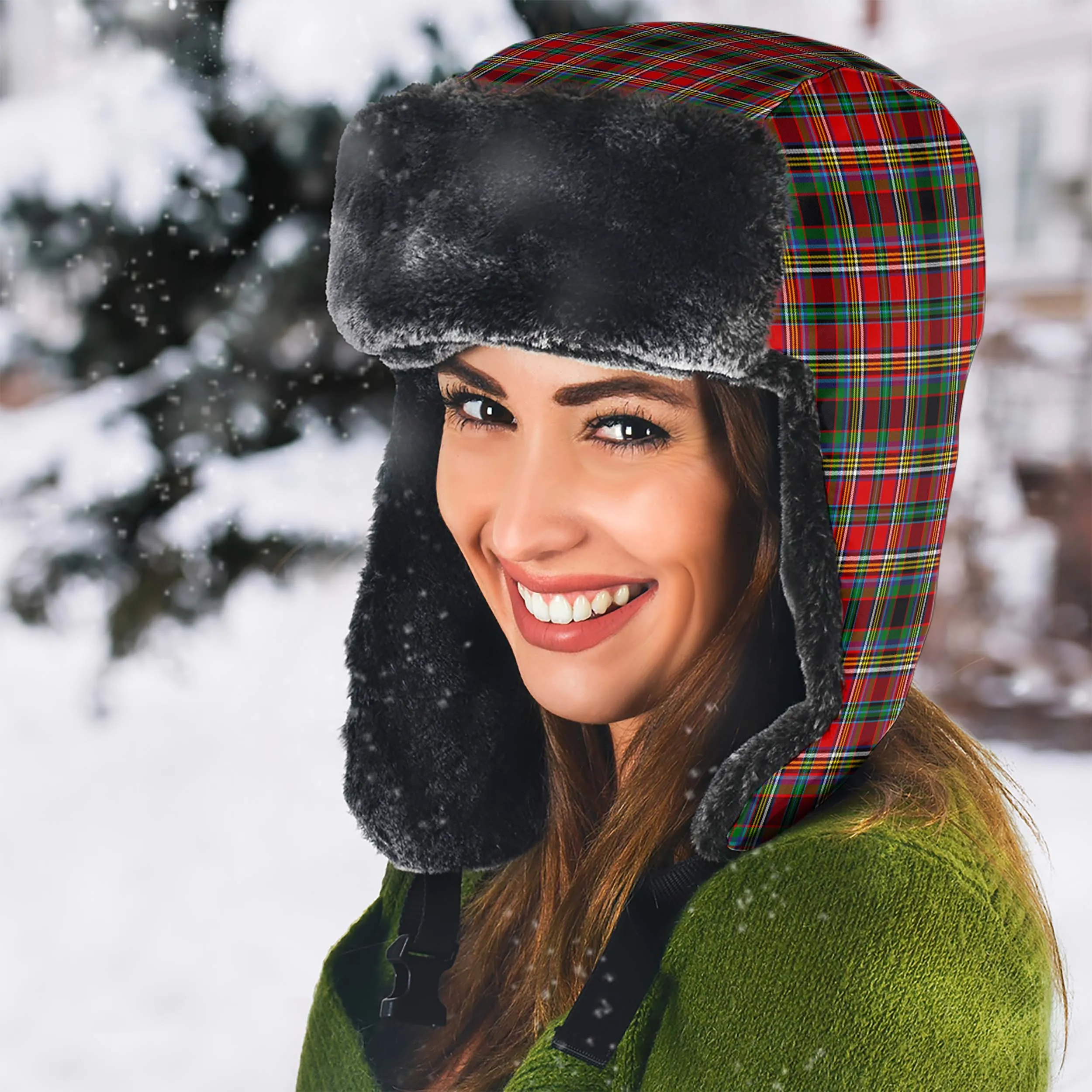 Anderson of Arbrake Tartan Winter Trapper Hat