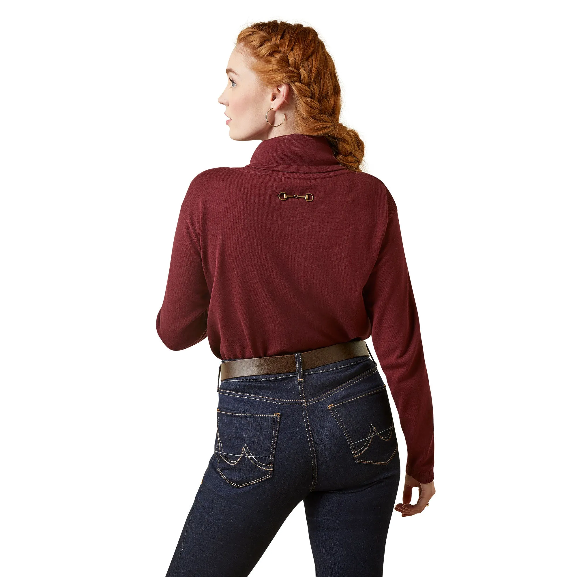 Ariat Ladies Lexi Sweater - Tawny Port