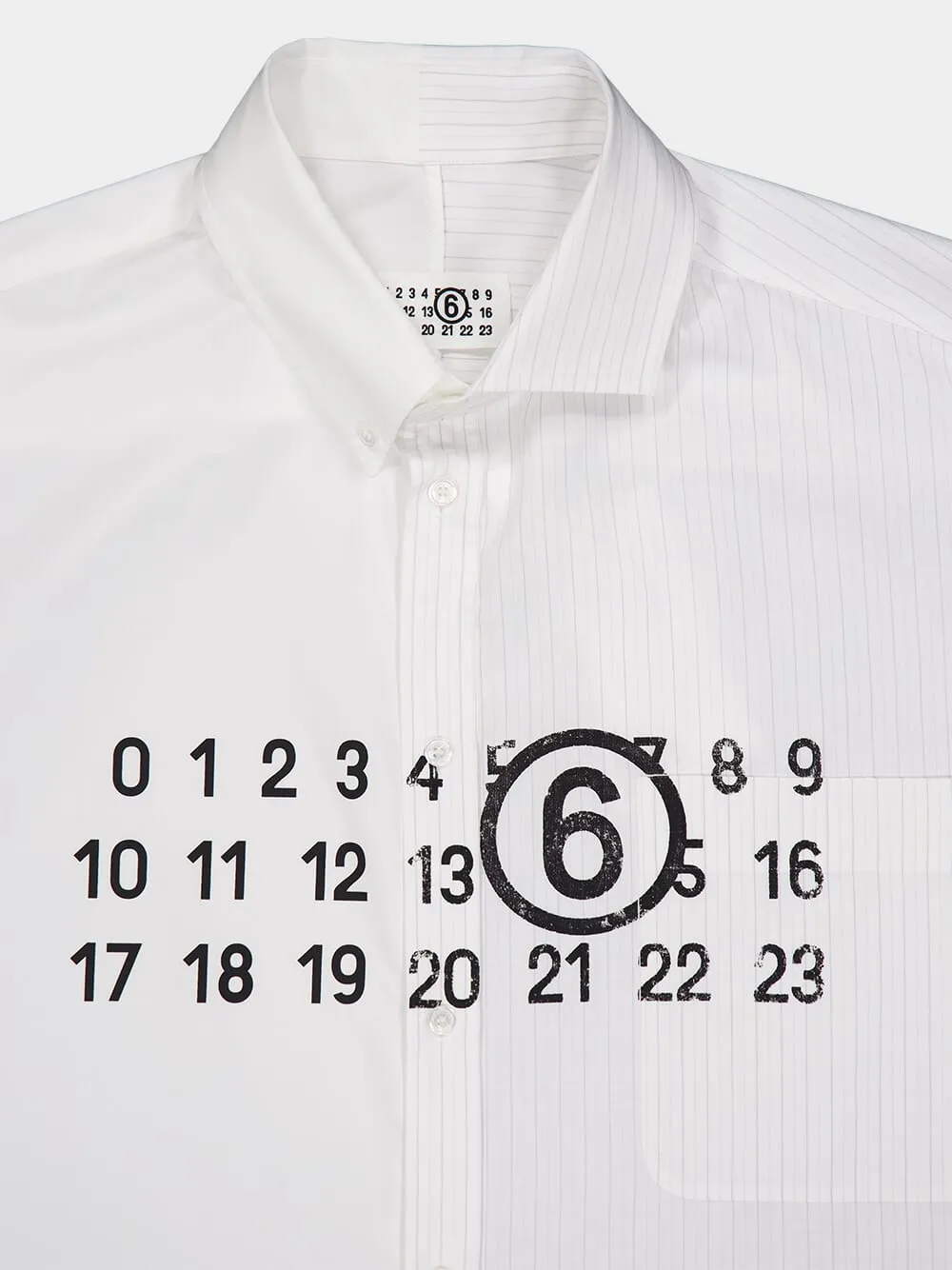 Asymmetric Numbered Shirt