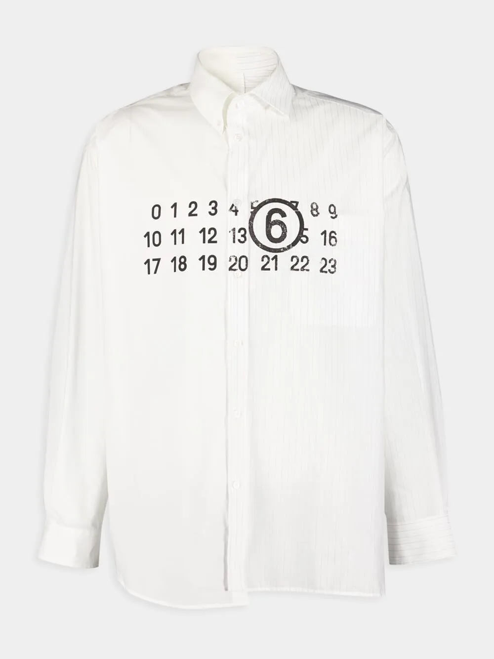 Asymmetric Numbered Shirt