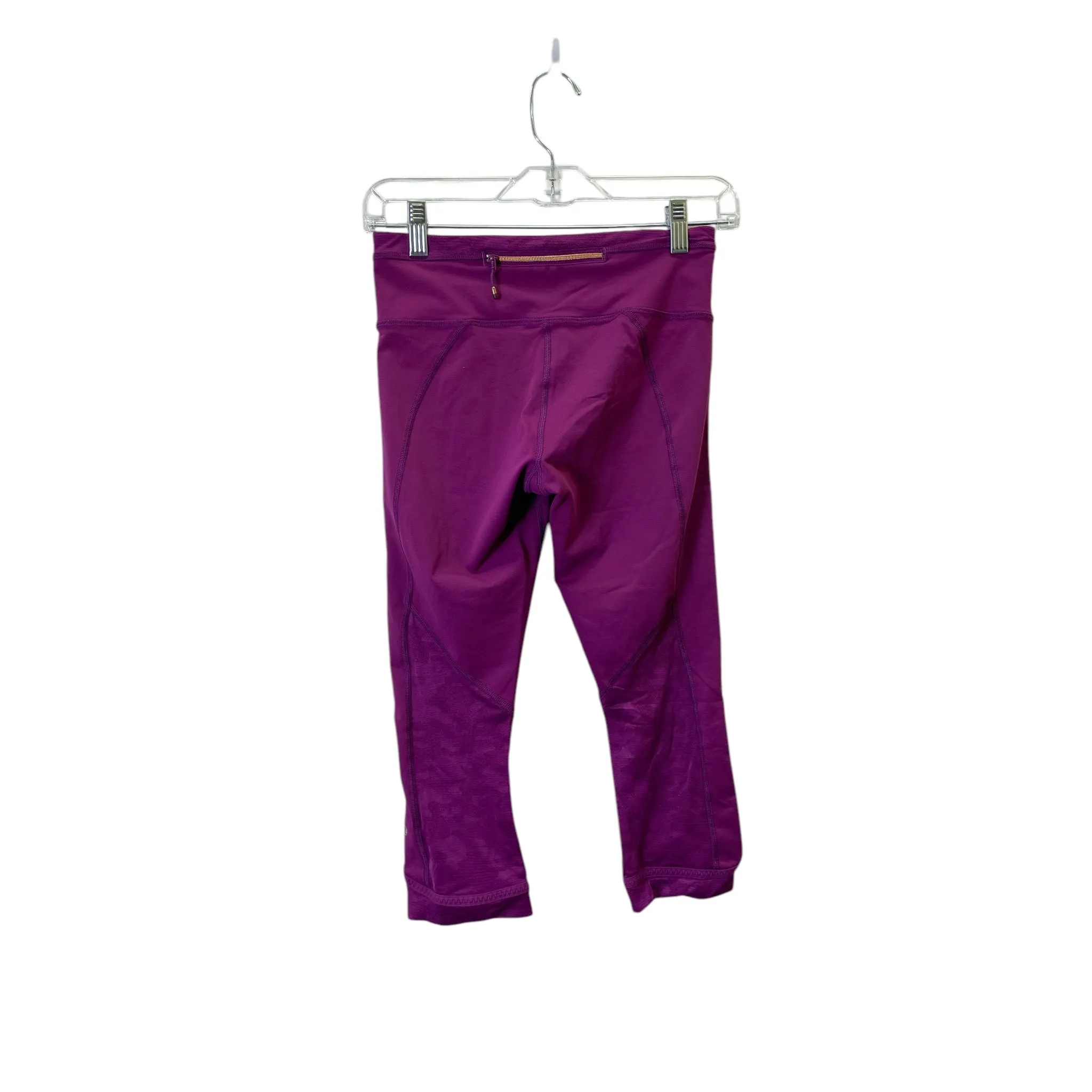 Athletic Leggings By Lululemon In Purple, Size:4