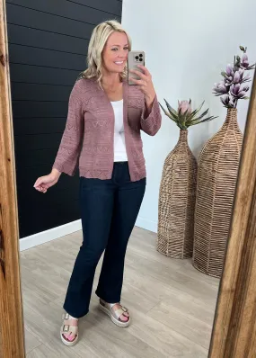 Autumn Breeze Pointelle Cardigans - 2 colors! - FINAL SALE