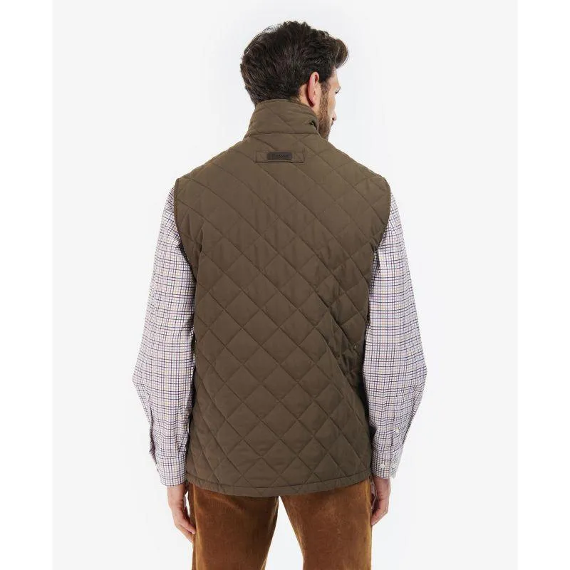 Barbour Shoveler Mens Quilted Gilet - Dark Olive