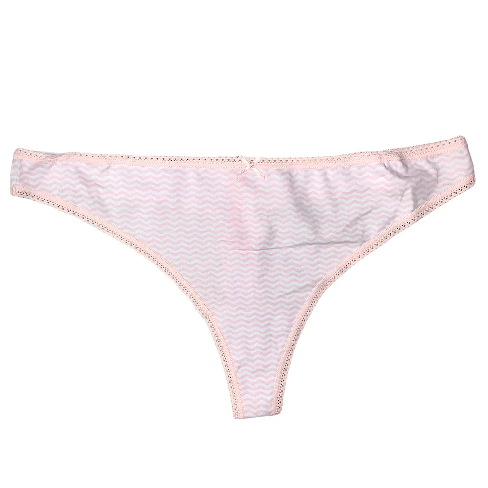 Betsy Johnson Women's Thong Panties 3 Pack Classic Solid Thong Panty Underwear