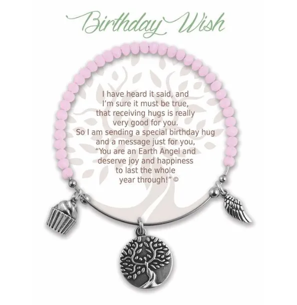 Birthday Wish Earth Angel Bracelet