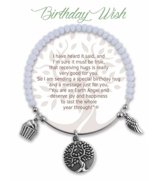 Birthday Wish Earth Angel Bracelet