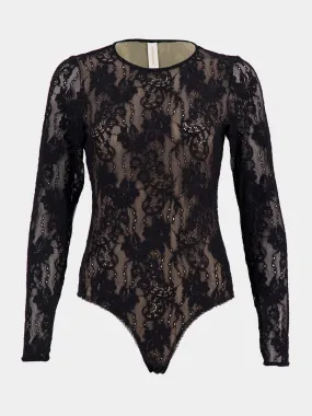 Black Lace Bodysuit