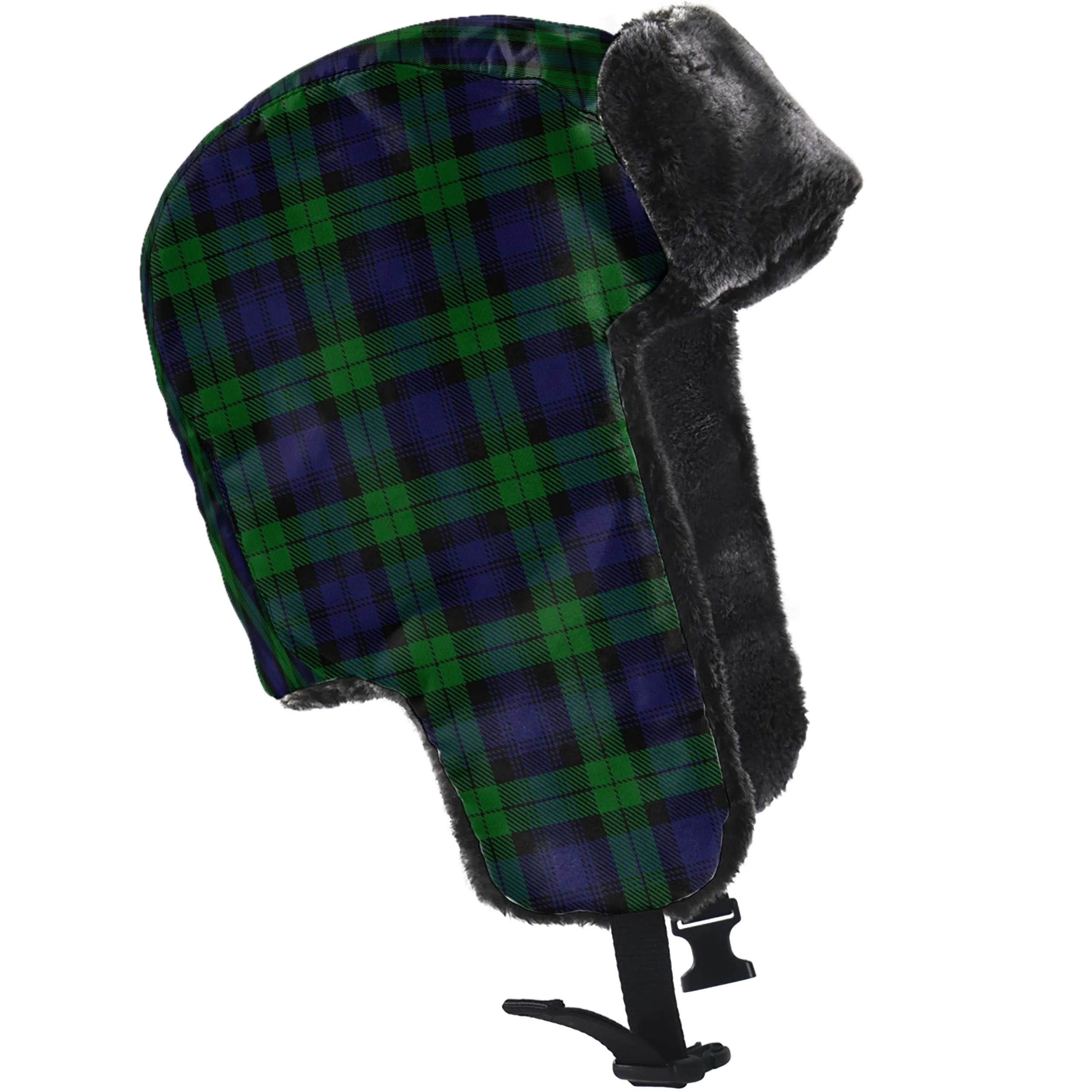 Black Watch Tartan Winter Trapper Hat