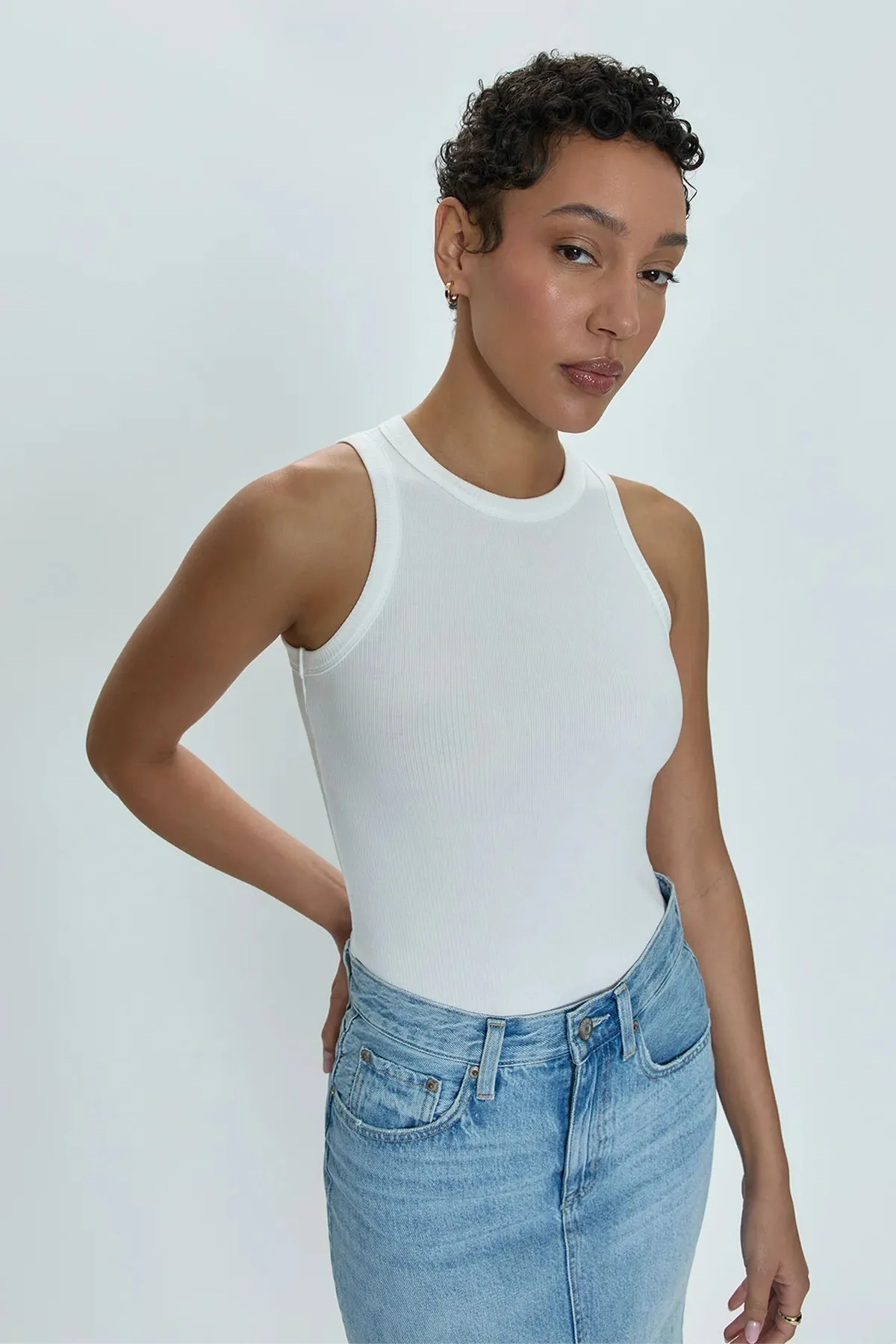 Blake Crewneck Bodysuit | Le Blanc