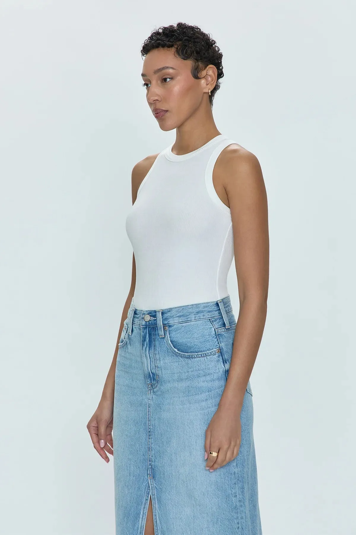 Blake Crewneck Bodysuit | Le Blanc