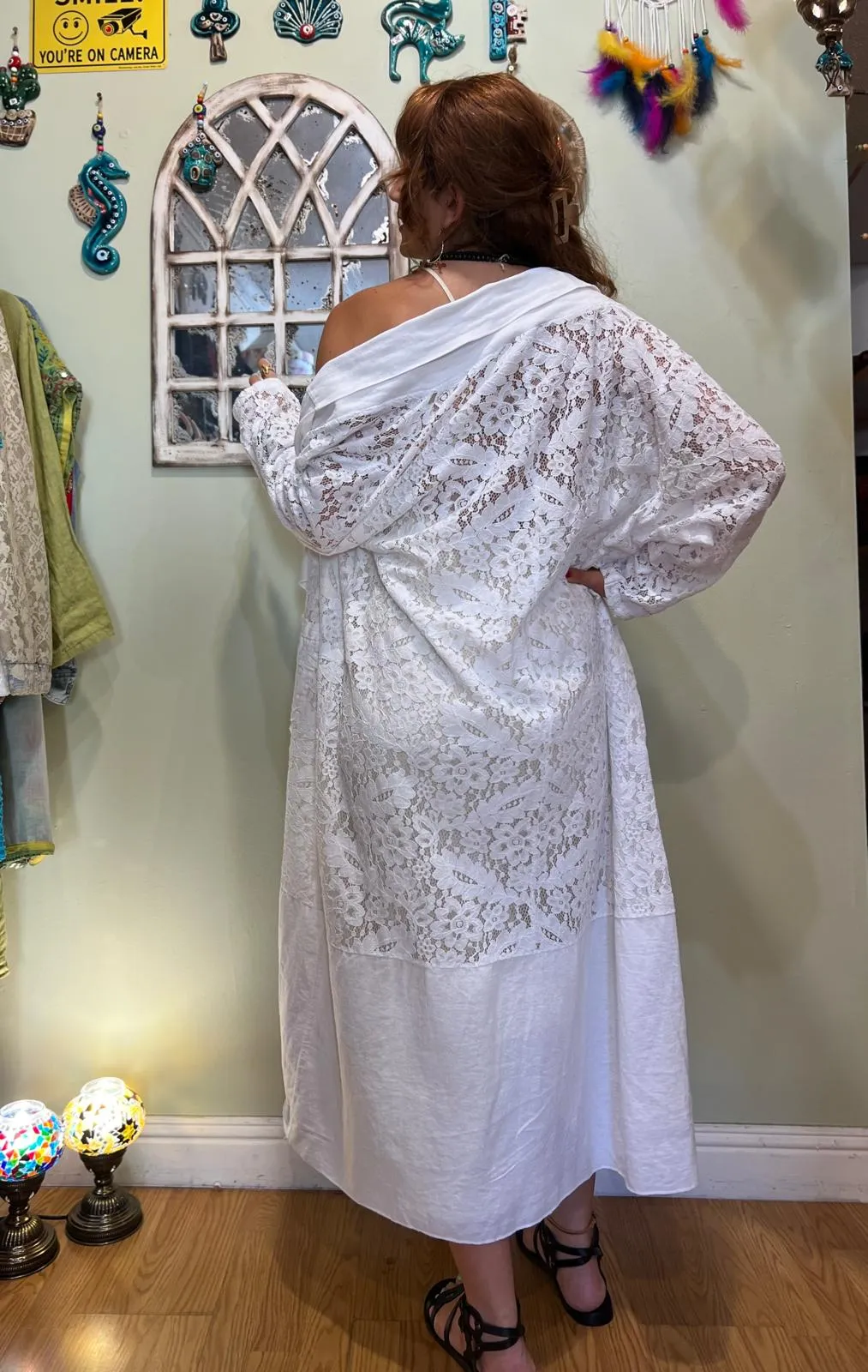 Blue Lace Kaftan