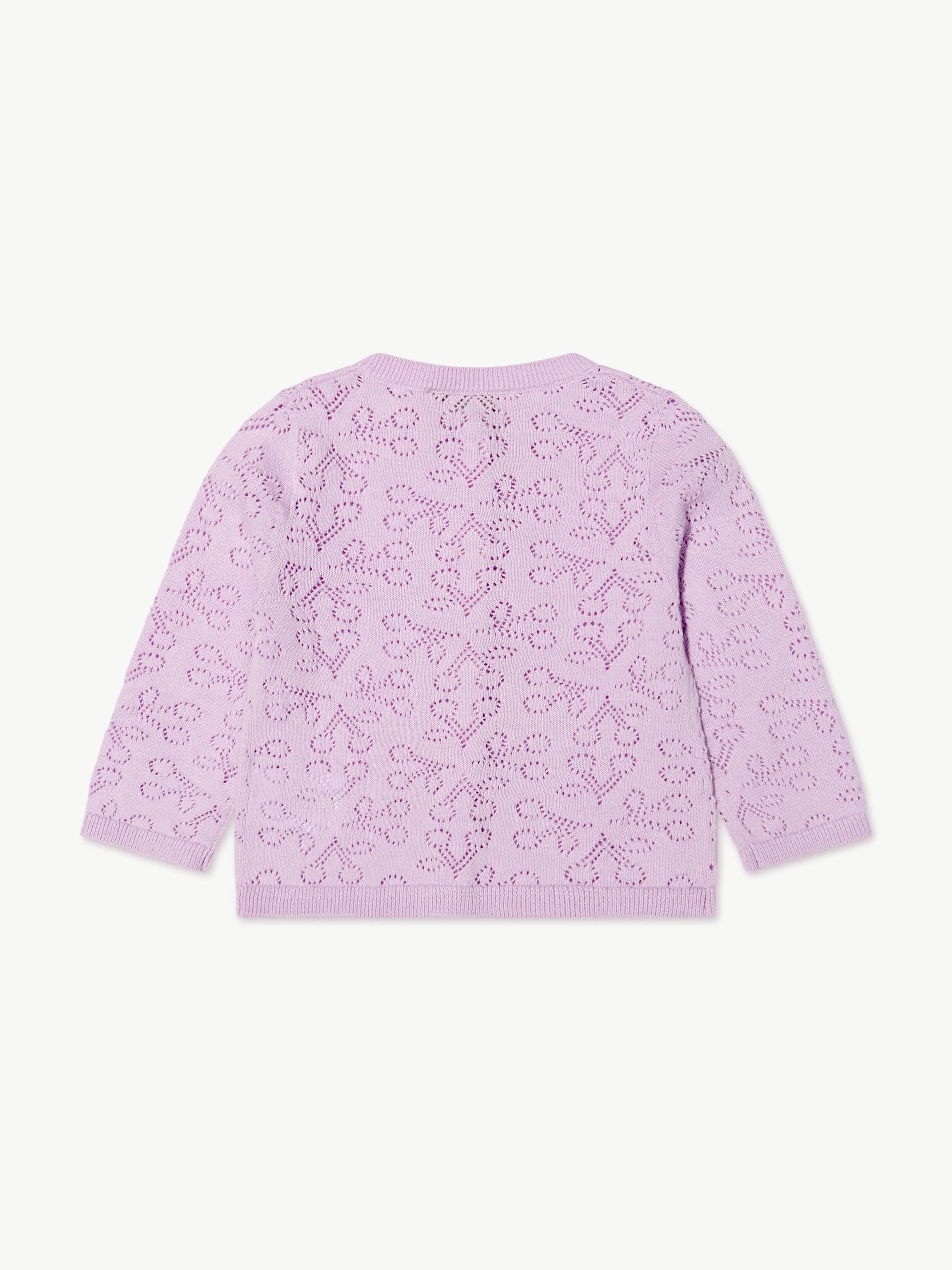 Bonpoint Baby Girls Clayel Cardigan in Lilac