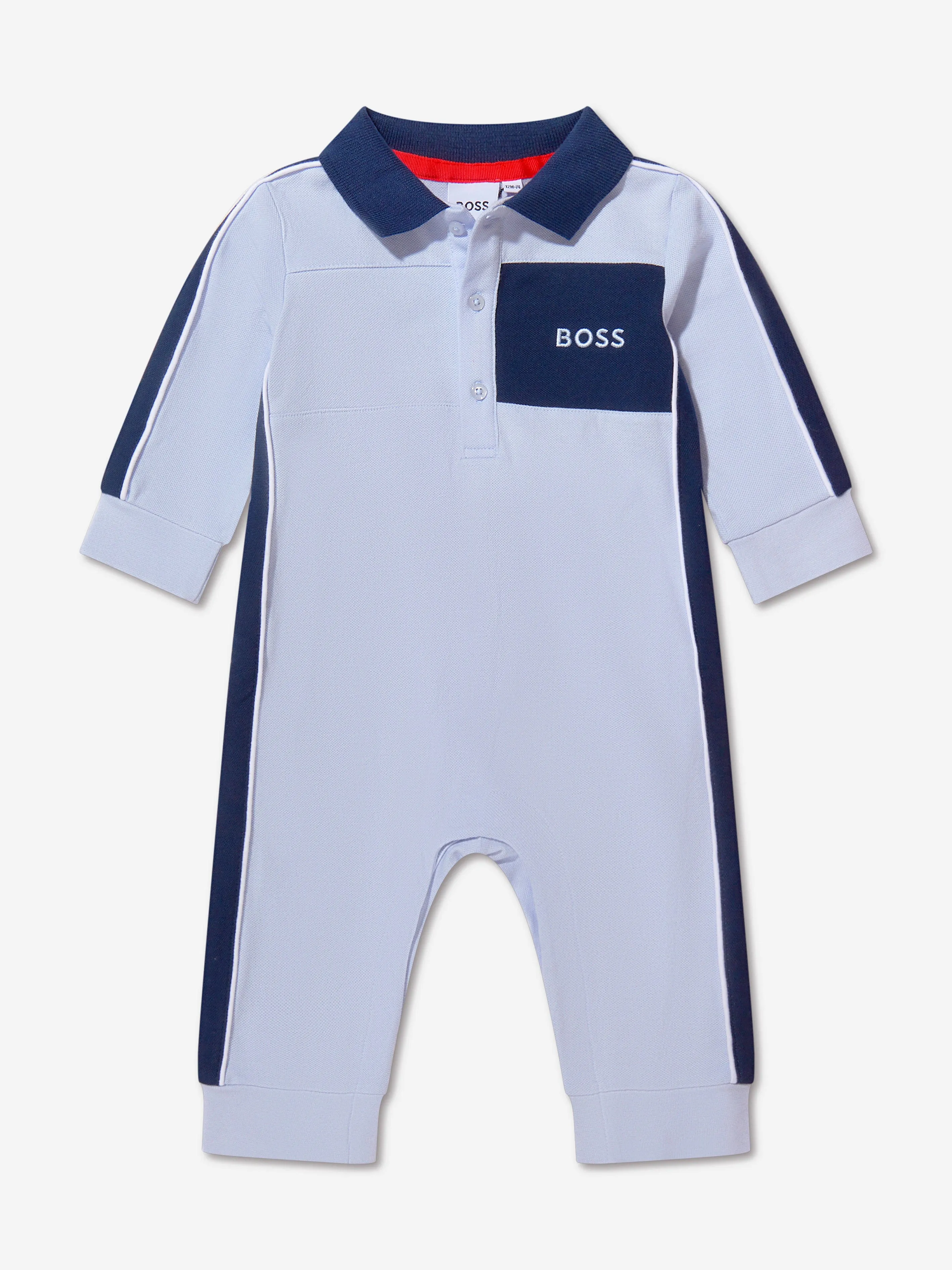 BOSS Baby Boys Polo Romper