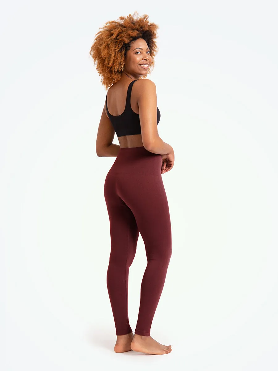 Bundle Shapermint Essentials - 1 High-Waisted Shaping Leggings   1 Seamless Mid-Waist Leggings