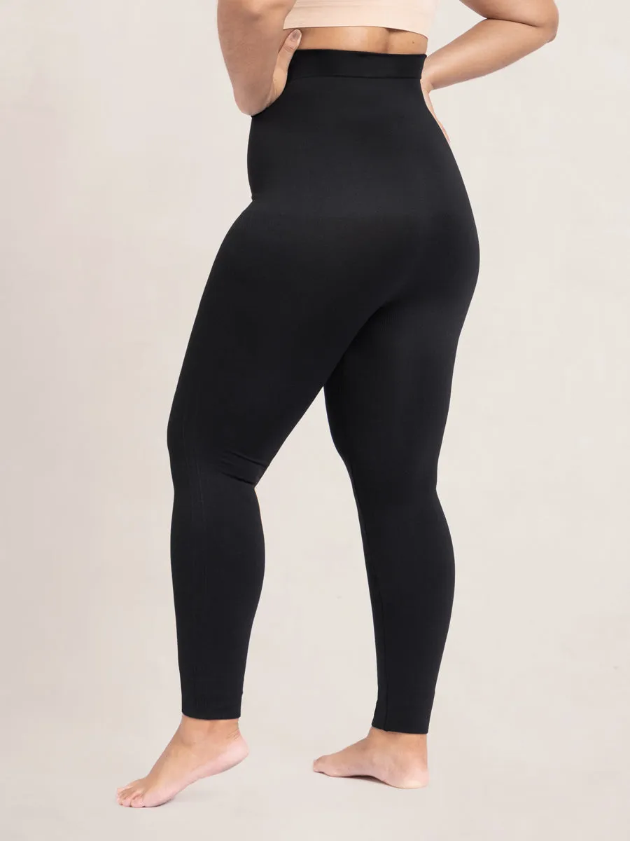 Bundle Shapermint Essentials - 1 High-Waisted Shaping Leggings   1 Seamless Mid-Waist Leggings