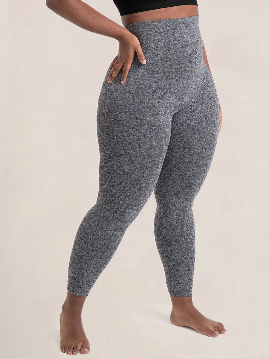 Bundle Shapermint Essentials - 1 High-Waisted Shaping Leggings   1 Seamless Mid-Waist Leggings