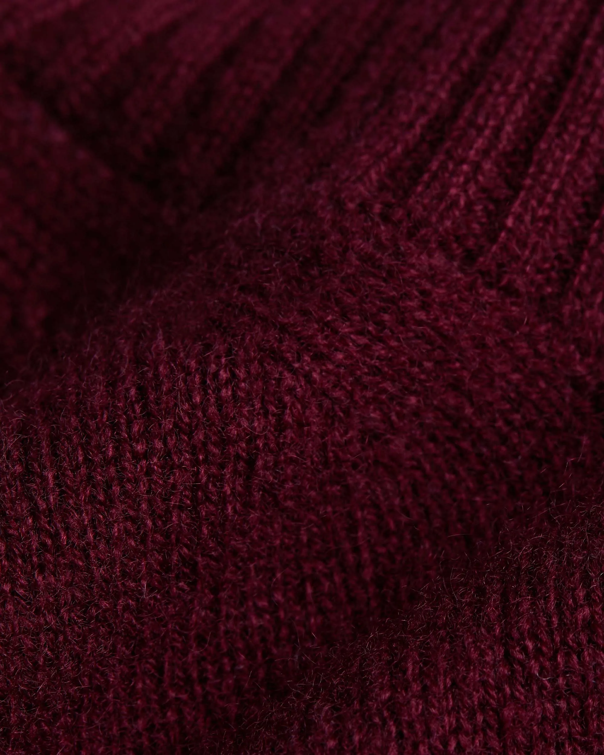 Burgundy Kid cashmere turtleneck sweater