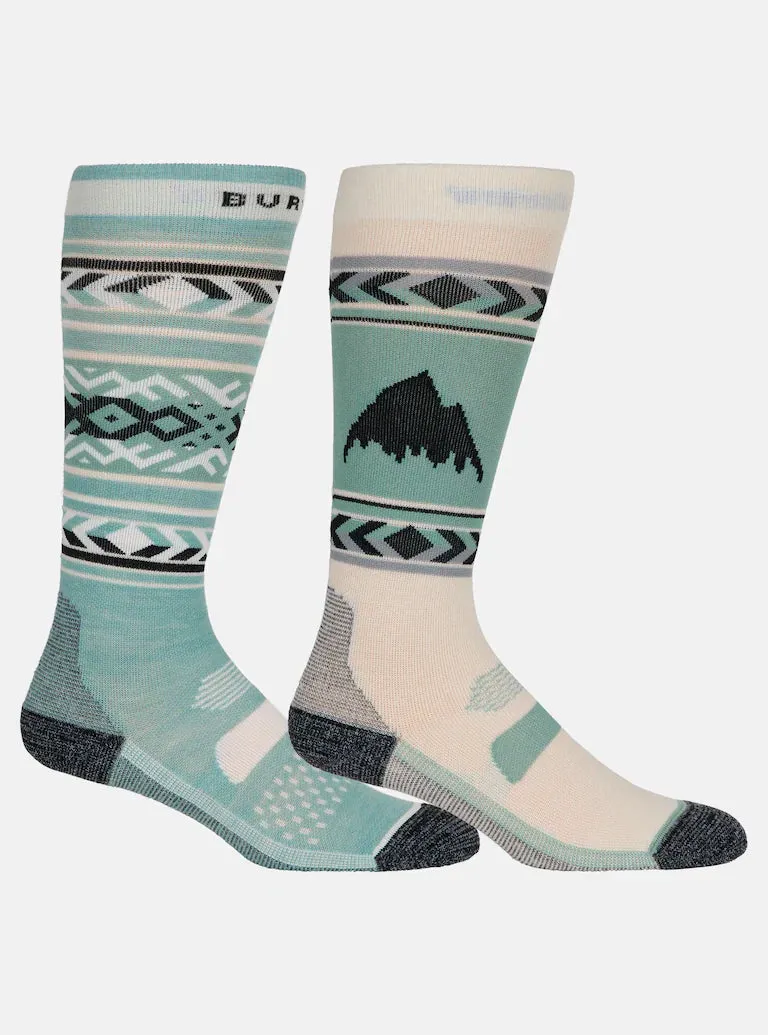 Burton Performance Lightweight 2-Pack Snowboard Socks - Women's