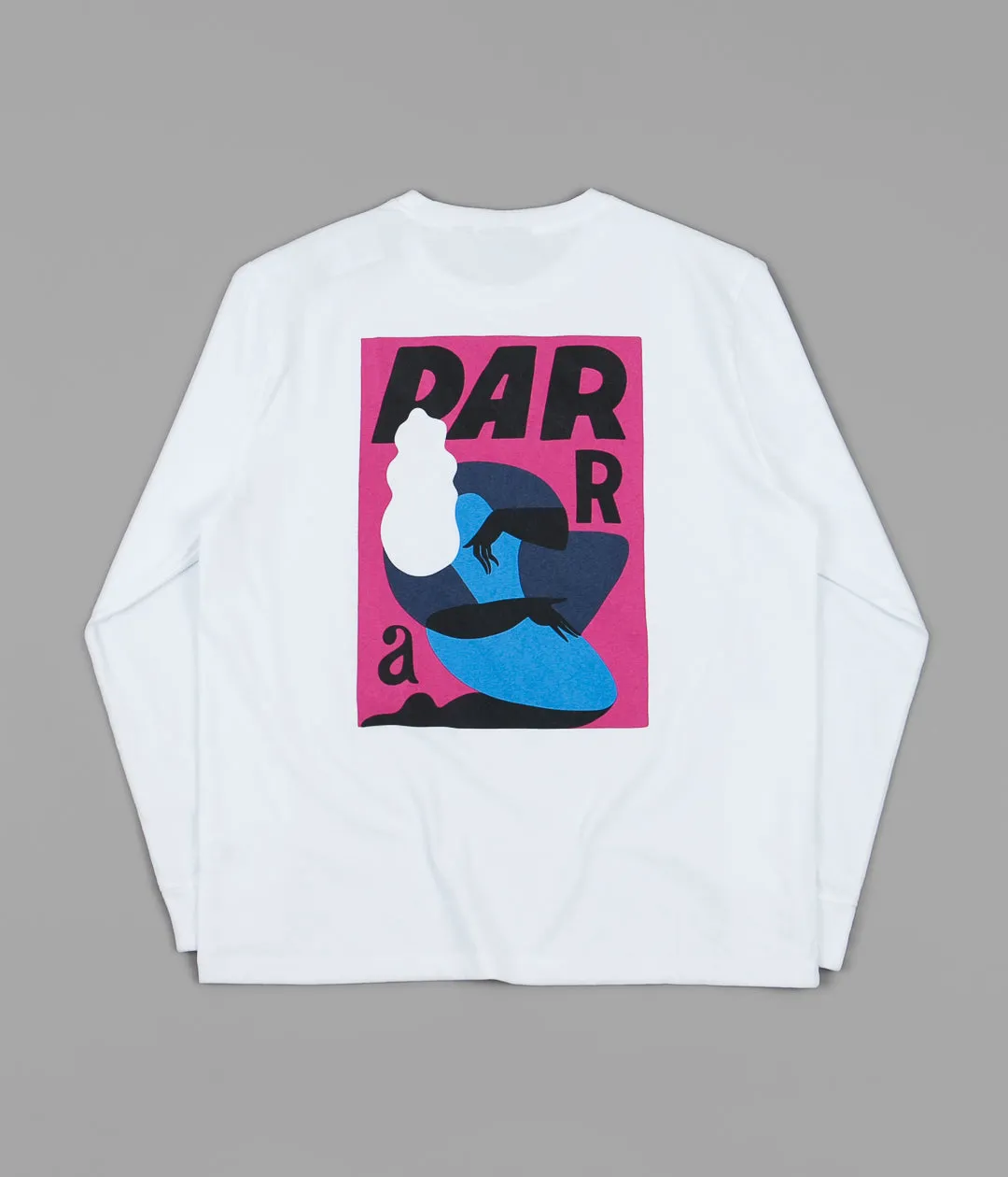 by Parra Twisted Woman Long Sleeve T-Shirt - White