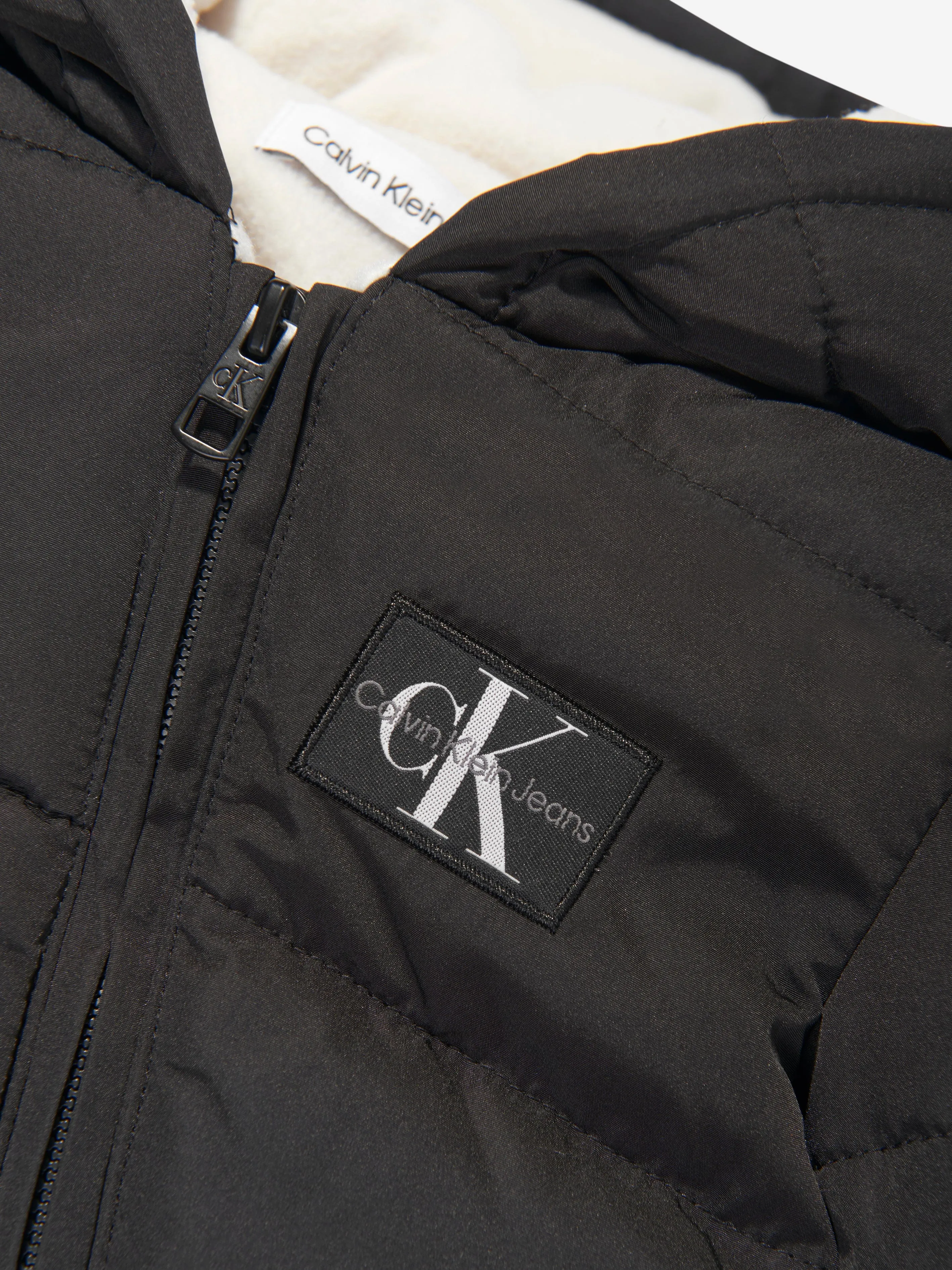 Calvin Klein Baby Padded Snowsuit in Black