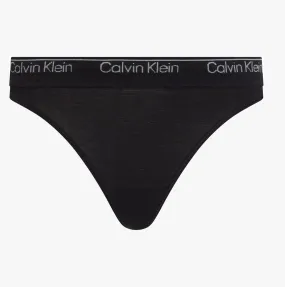 Calvin Klein Womens Thong Black