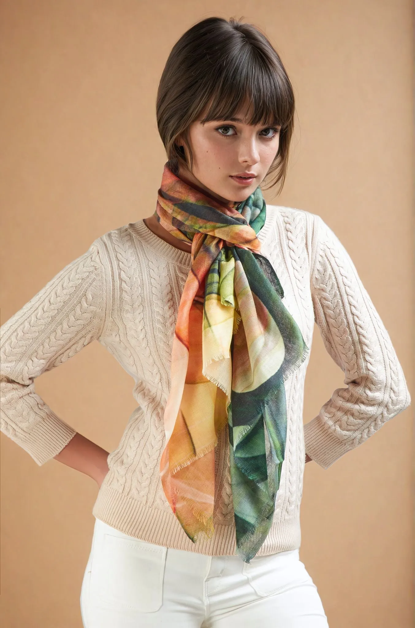 Celeste Merino Wool Scarf