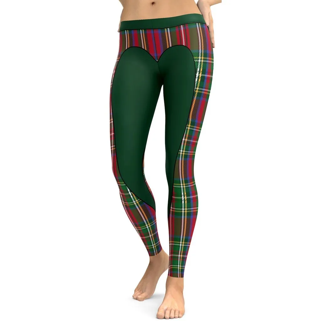 Christmas Heart Shaped Leggings