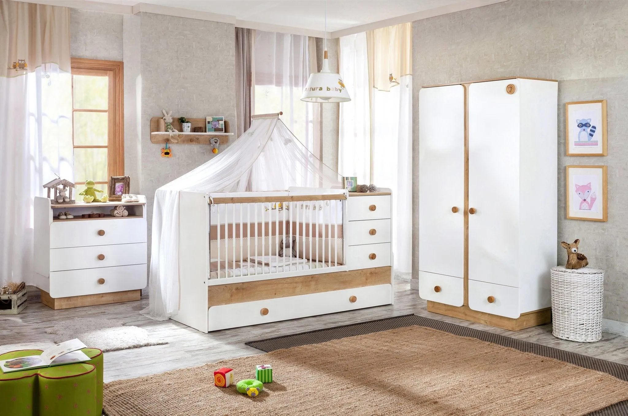 Cilek Natura Baby 2 Doors Wardrobe