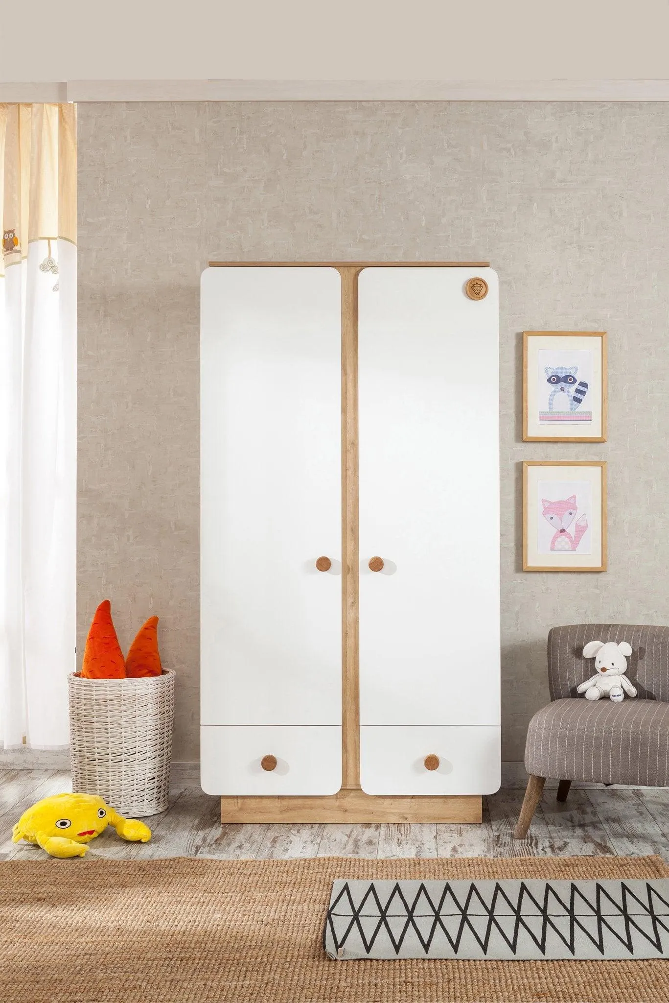 Cilek Natura Baby 2 Doors Wardrobe