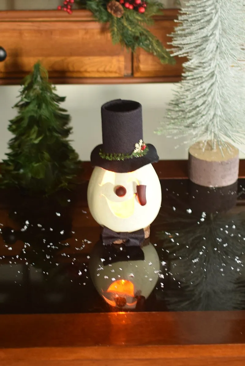 Clyde - Small Lit Snowman