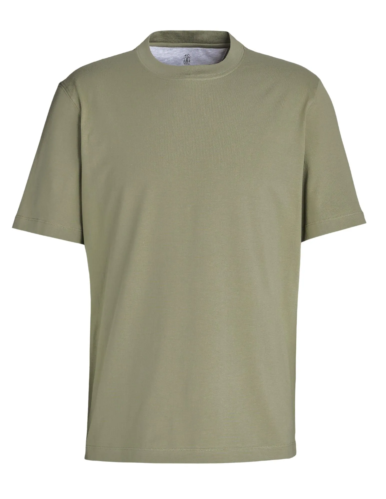 Cotton Jersey Crew Neck T-Shirt | Oliva