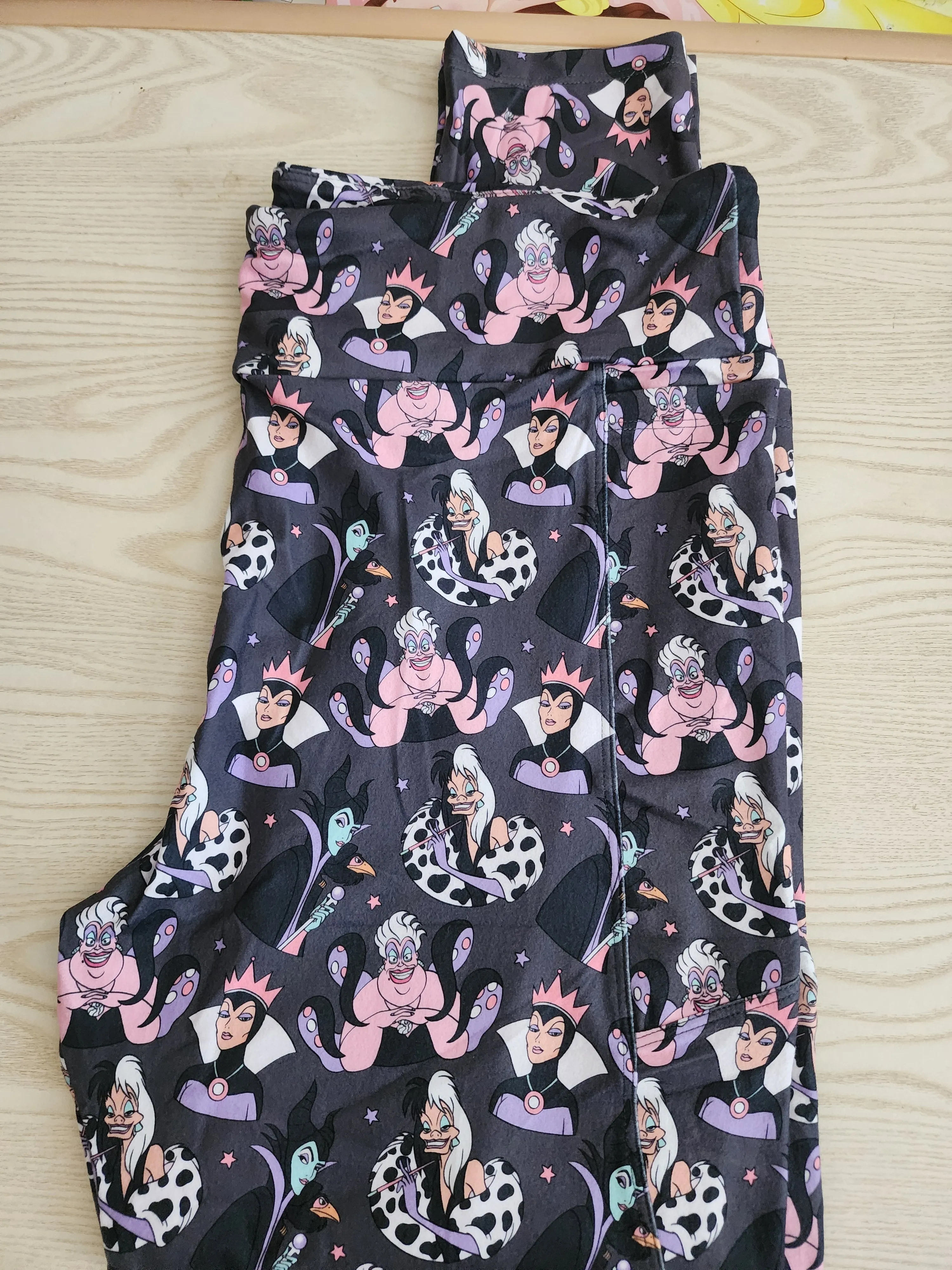 CP Disney 4 Main Villains Leggings