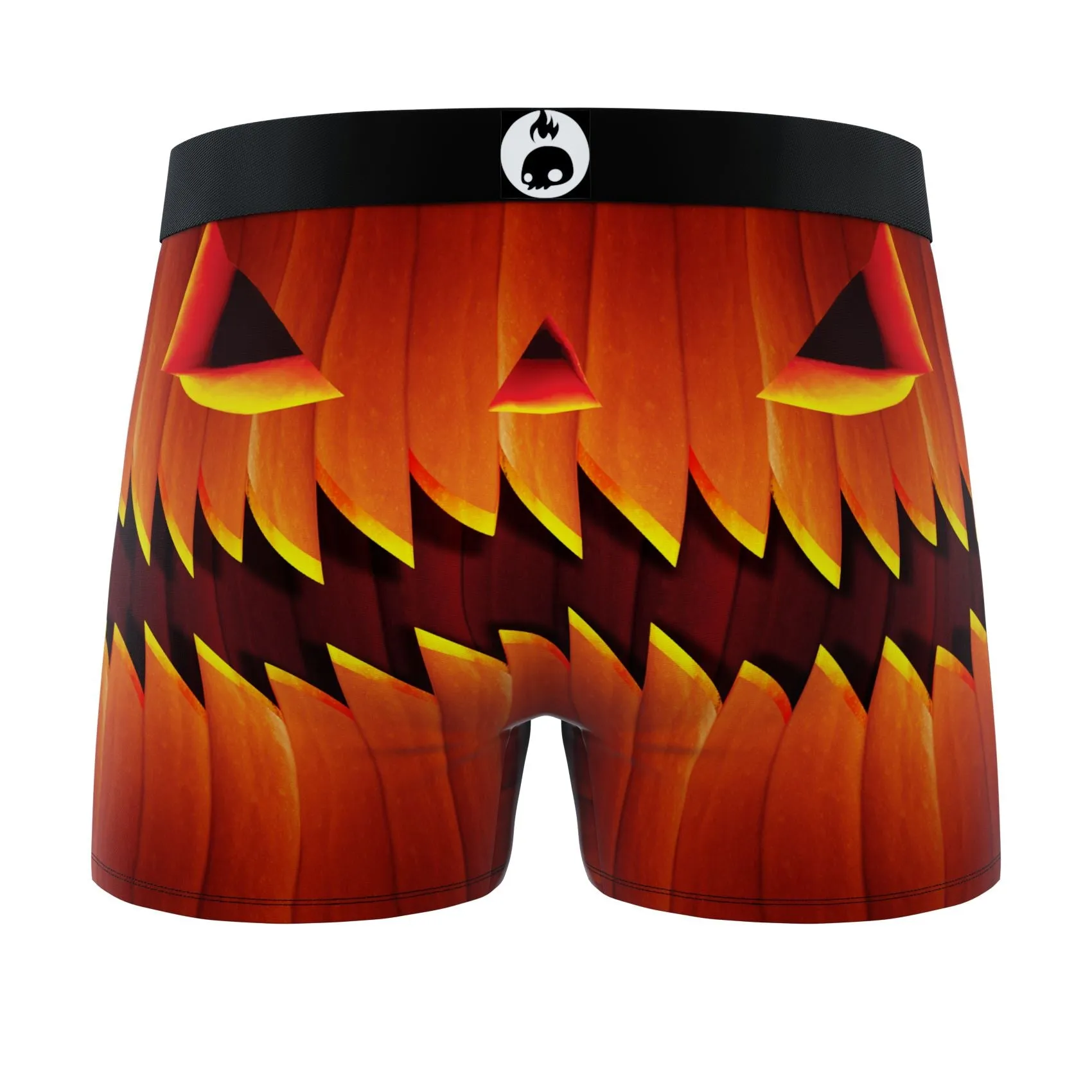 CRAZYBOXER Halloween Lantern Men's Boxer Briefs