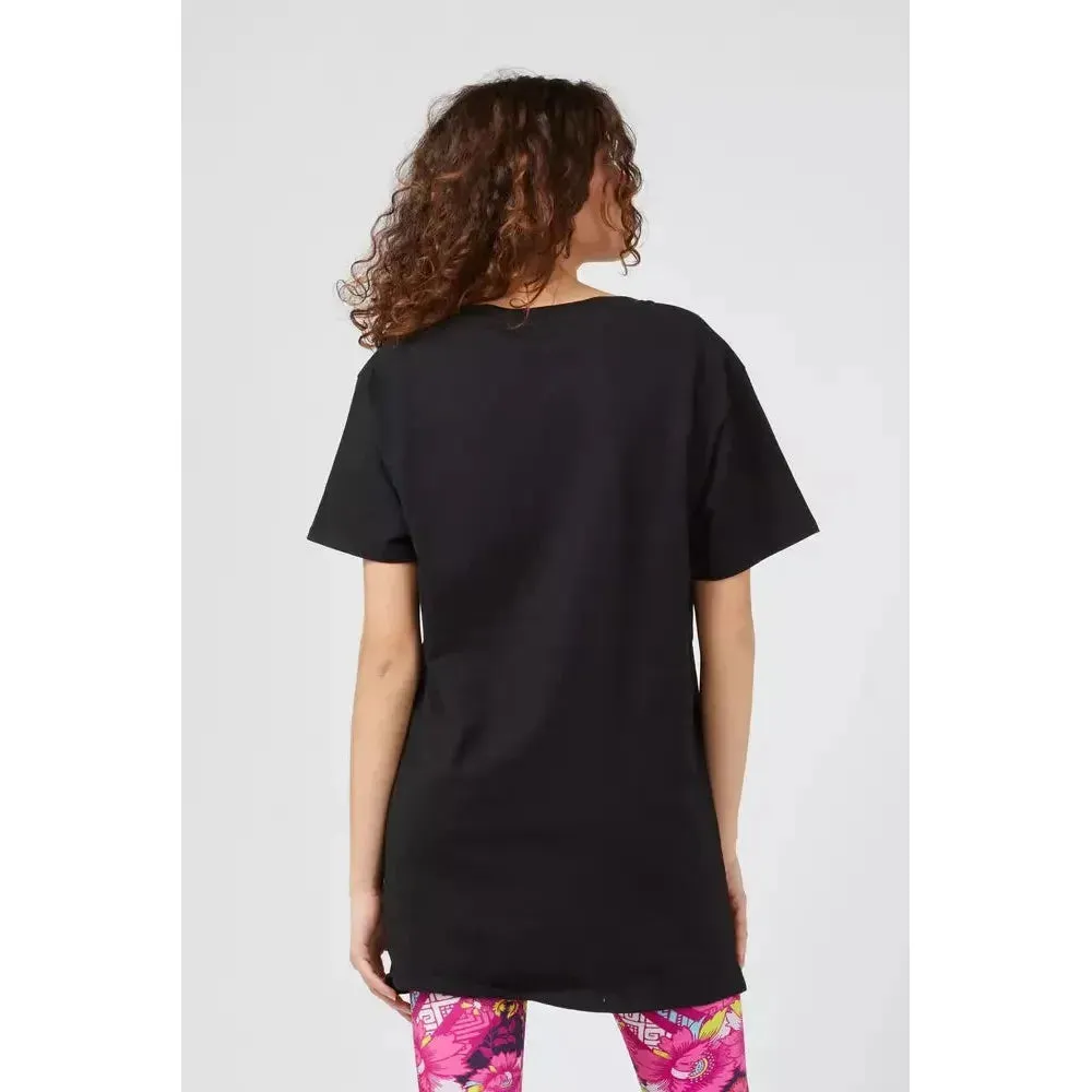 Custo Barcelona Black Cotton Women T-Shirt